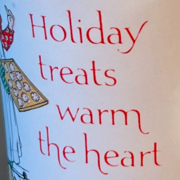 Vtg HOLLY HOBBIE A Christmas Keepsake ~ Designers Collection Stoneware Mug 1980 - Picture 4 of 12